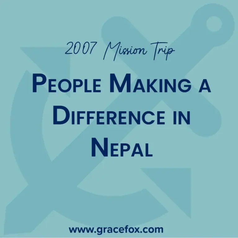 People Making a Difference in Nepal