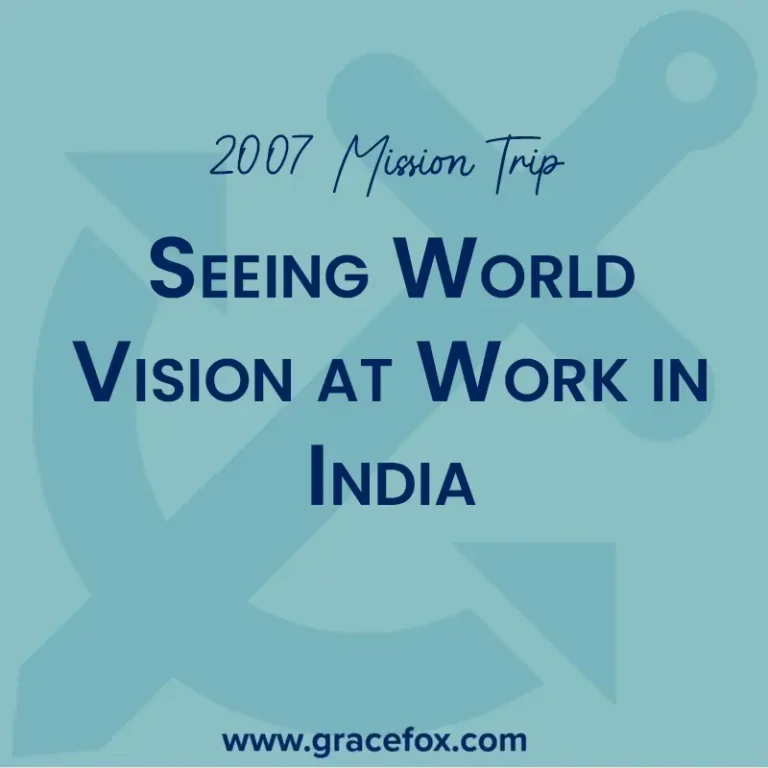 Seeing World Vision at Work in India