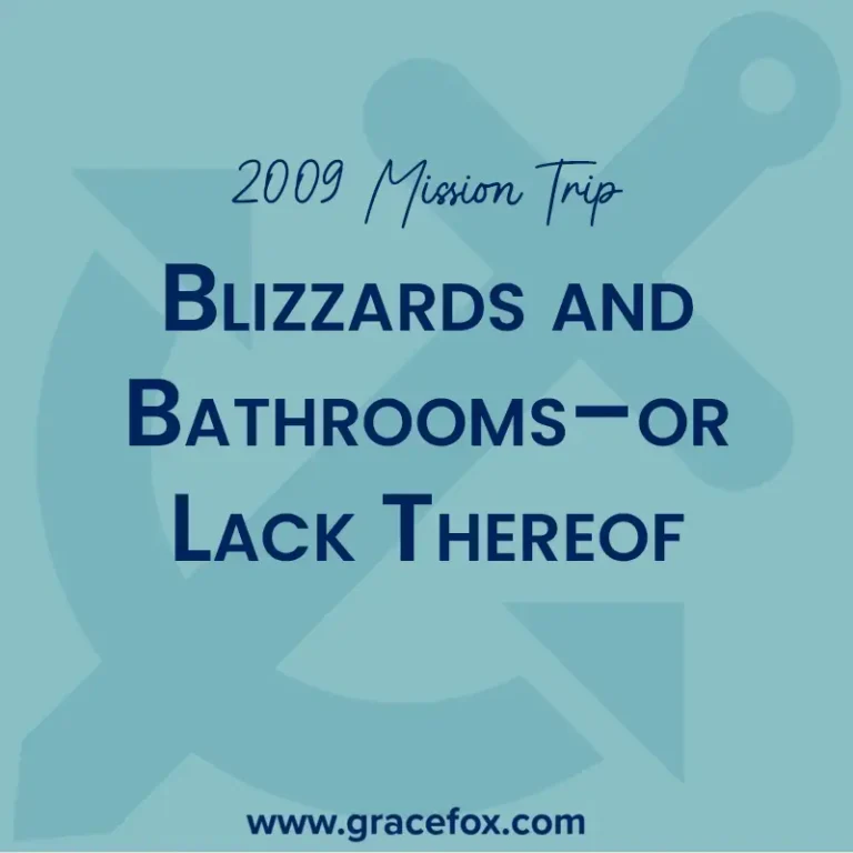 Blizzards and Bathrooms–or Lack Thereof