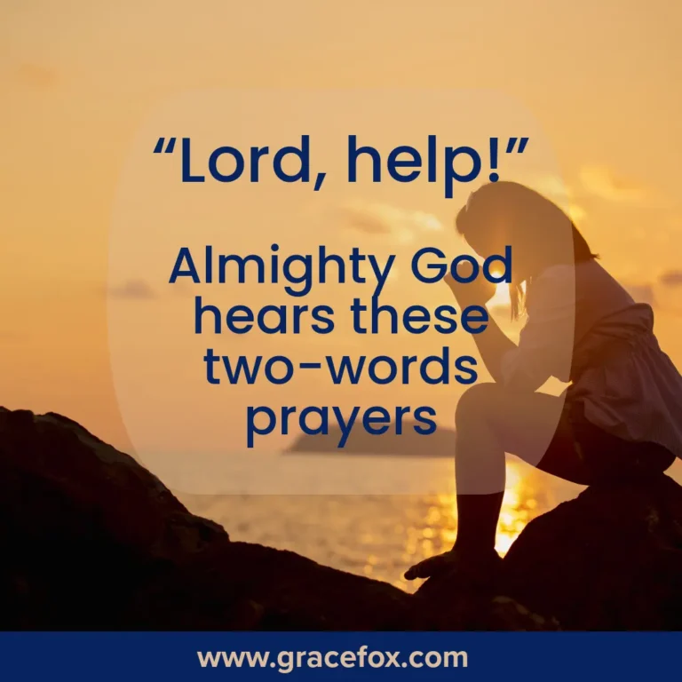 God Listens to Our Two-Word Prayers