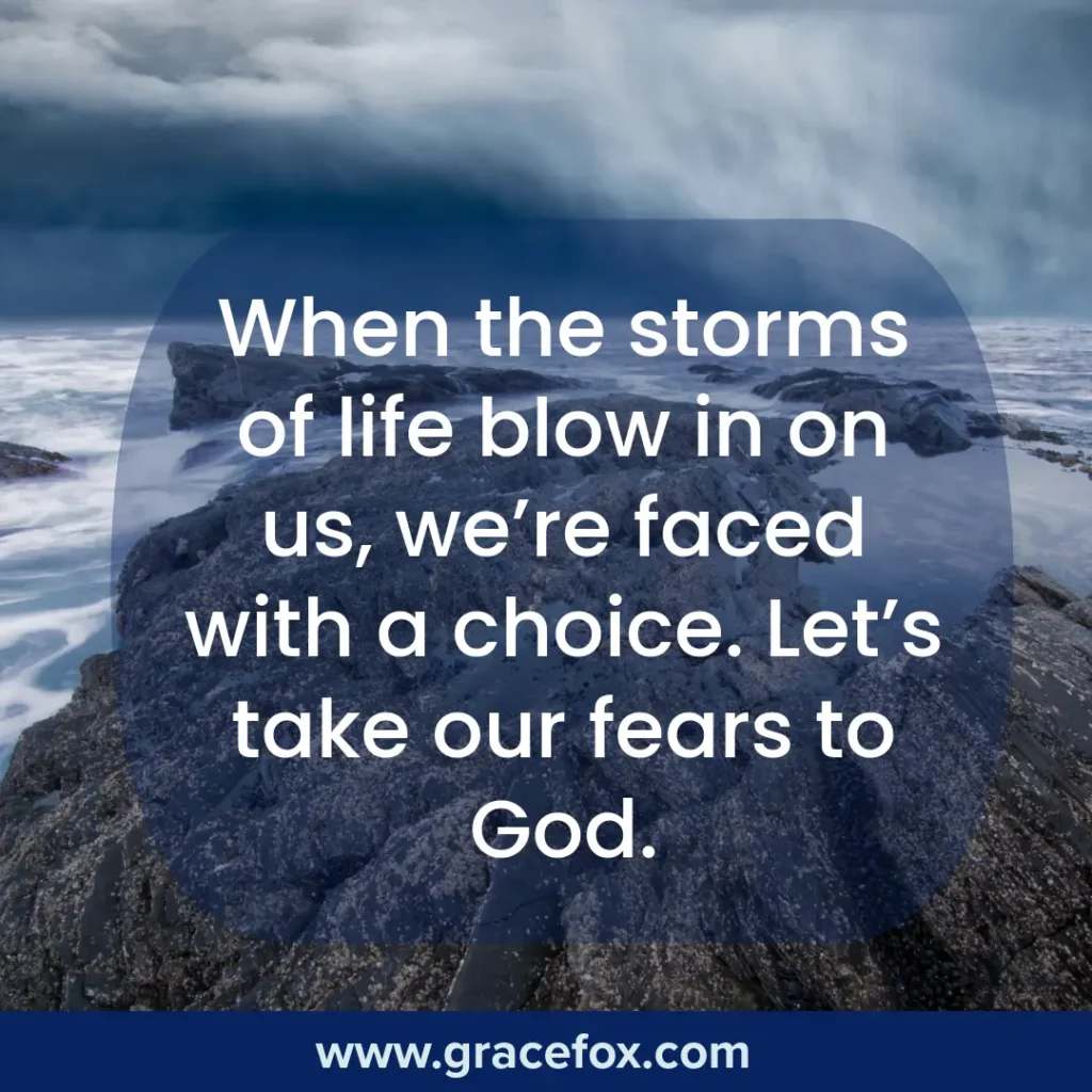 What's Your First Response When Storms Blow? - Grace Fox