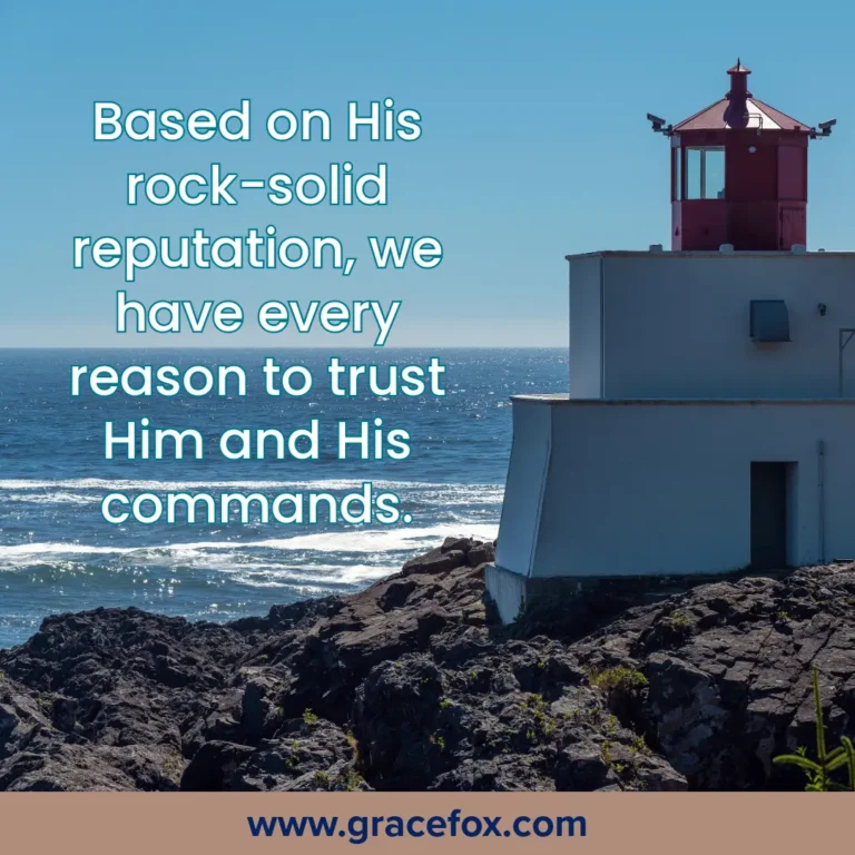 God's Reputation is Impeccable - Grace Fox