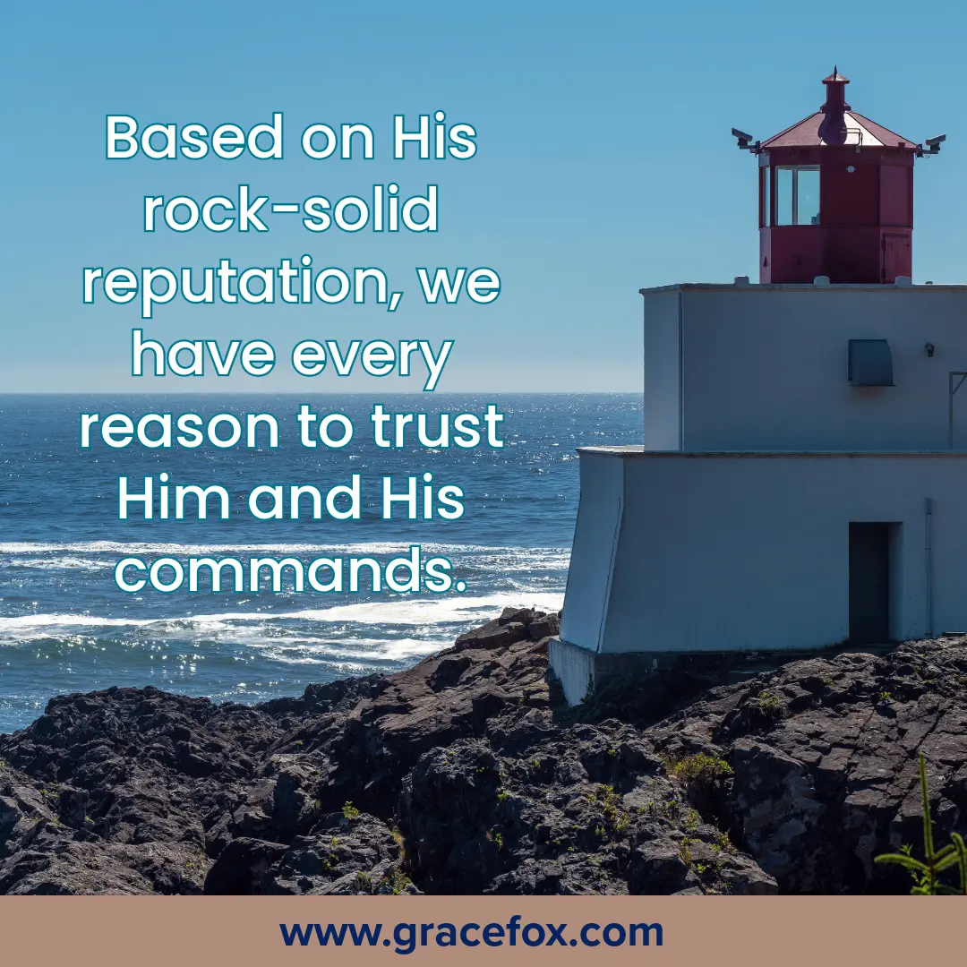 God's Reputation is Impeccable - Grace Fox