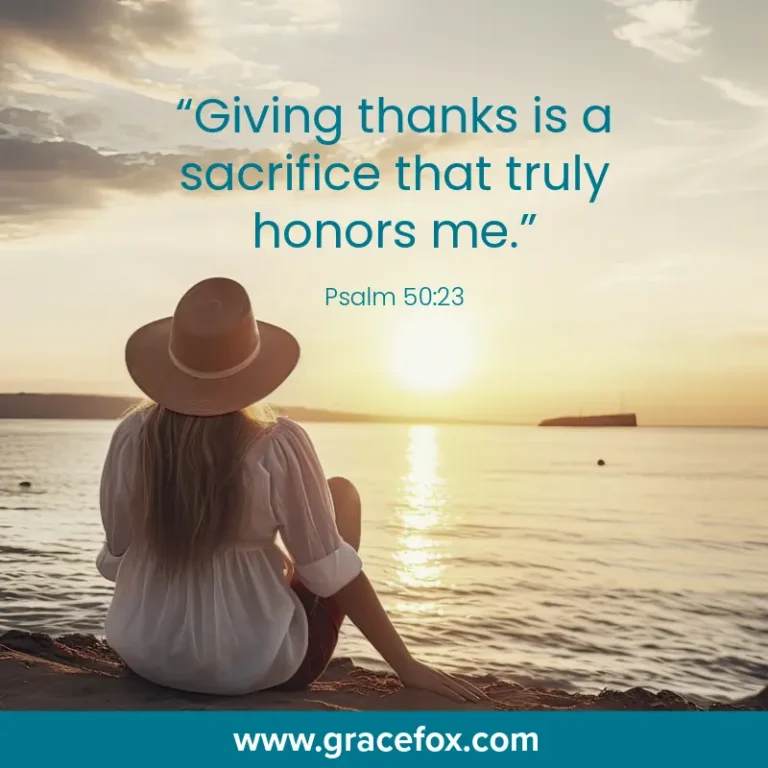When Giving Thanks Becomes a Sacrifice