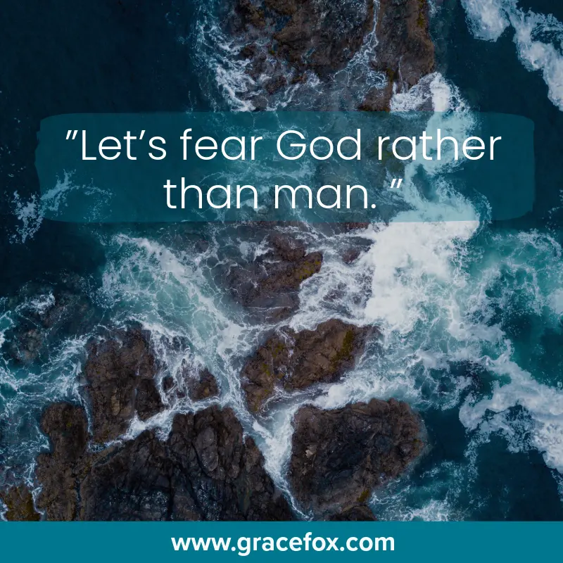Understanding and Confronting the Fear of Man - Grace Fox