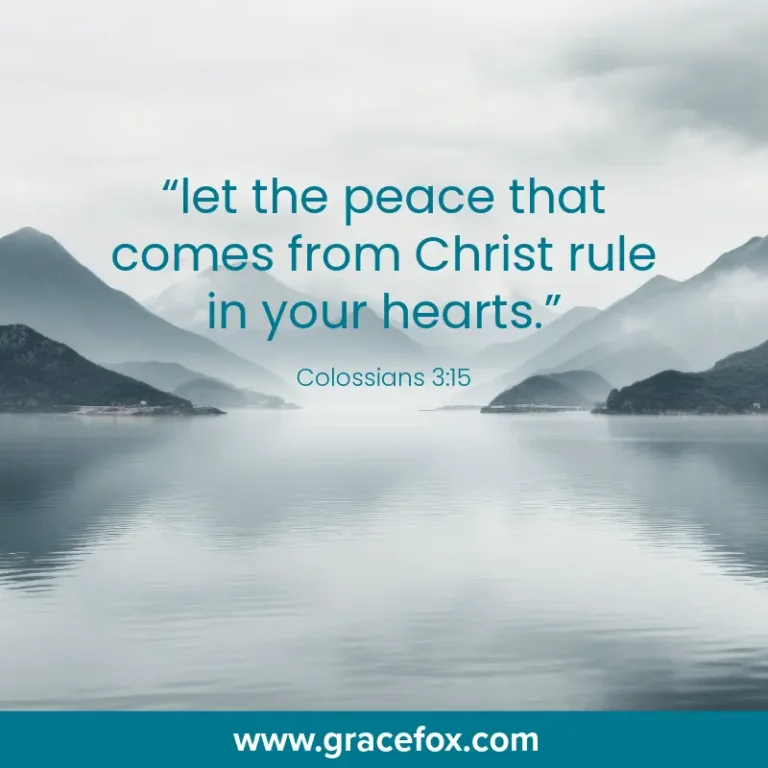 Letting Christ’s Peace Rule in our Hearts