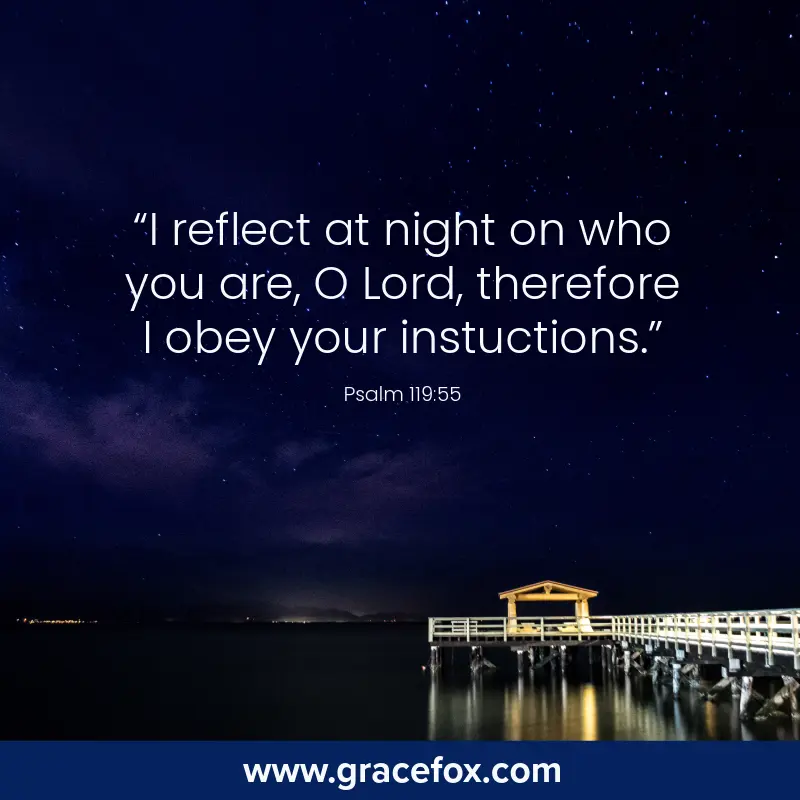 Reflect On Truth-Filled Thoughts at Night - Grace Fox