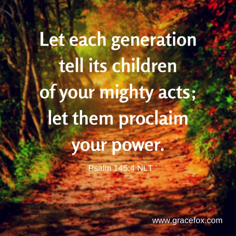 Tell Faith Stories to the Next Generation - Grace Fox