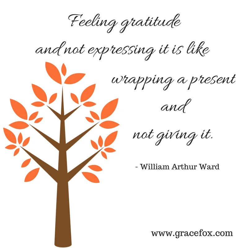 Make Thanksgiving a Way of Life - Grace Fox