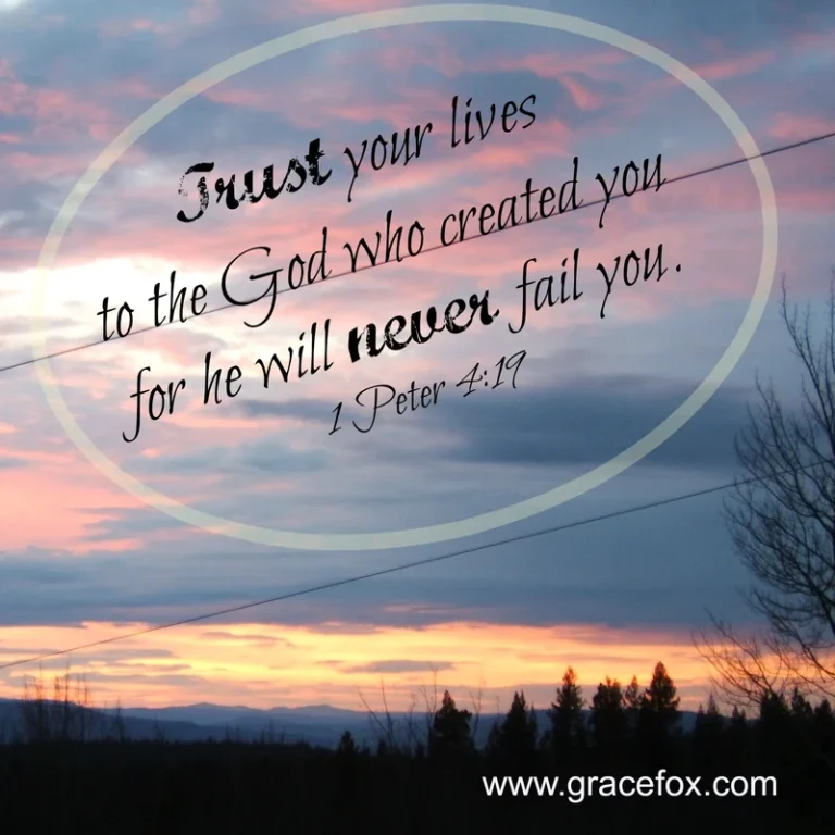 Can We Trust Our Lives to God?