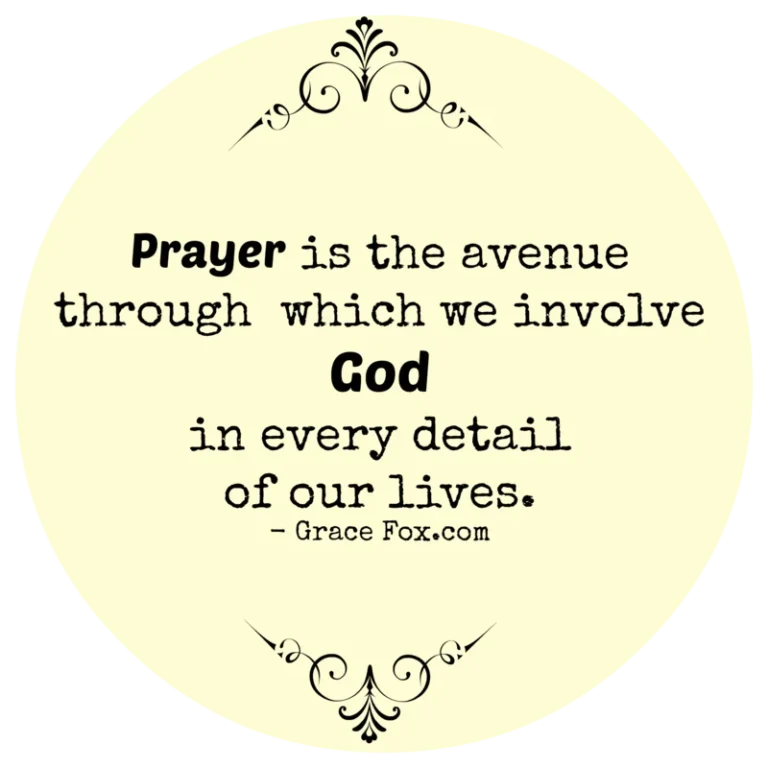 What I'm Learning About Prayer - Grace Fox