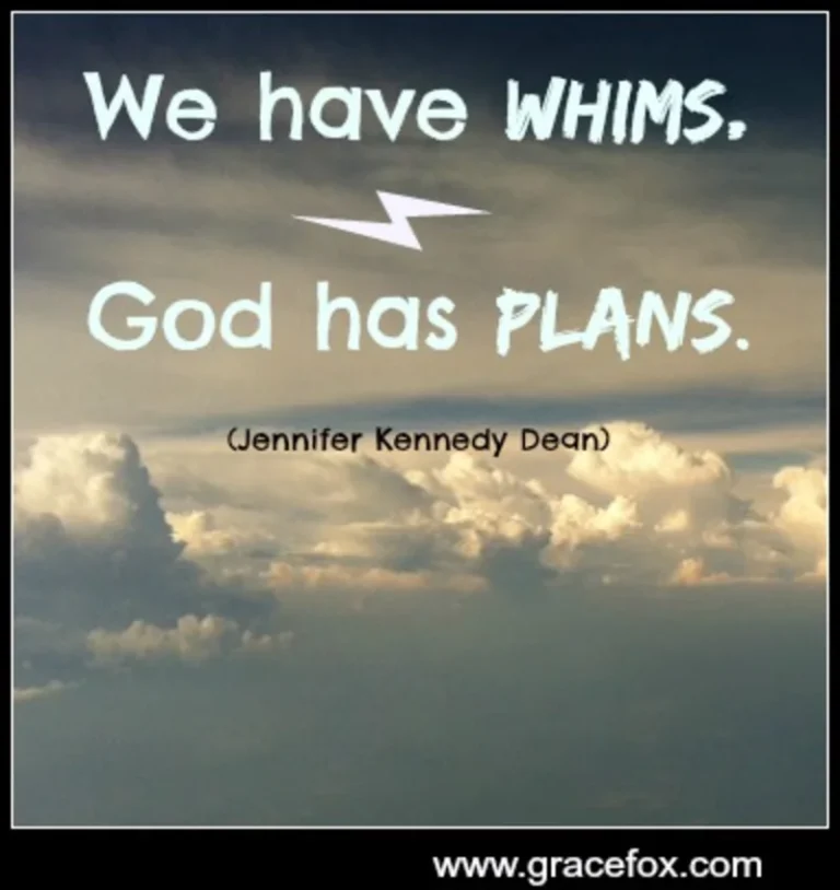 Yielding Our Whims for God’s Plans
