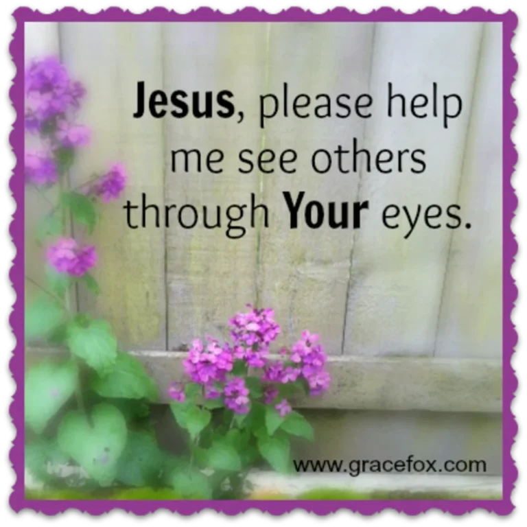 Jump to Conclusions and Judge, or Extend Grace? - Grace Fox