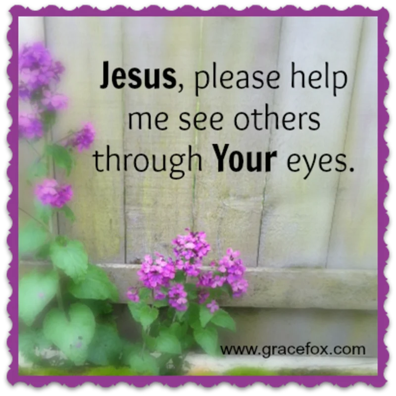 Jump to Conclusions and Judge, or Extend Grace? - Grace Fox