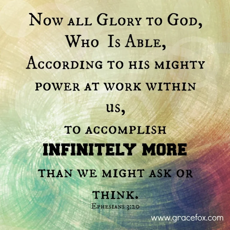 God Does Exceeding Abundantly Above - Grace Fox
