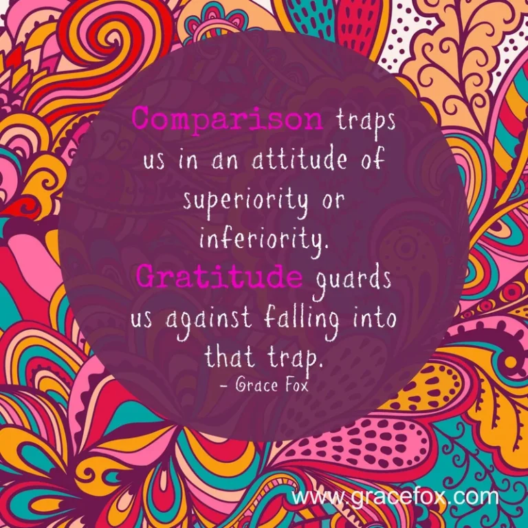 How Can We Avoid the Comparison Trap? - Grace Fox