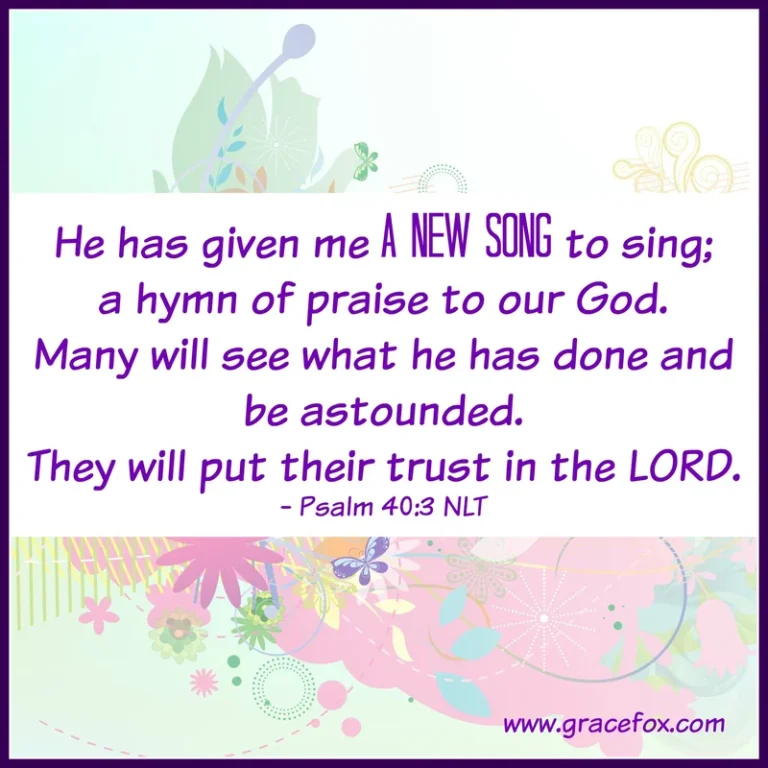 It’s Time to Sing a New Song - Grace Fox