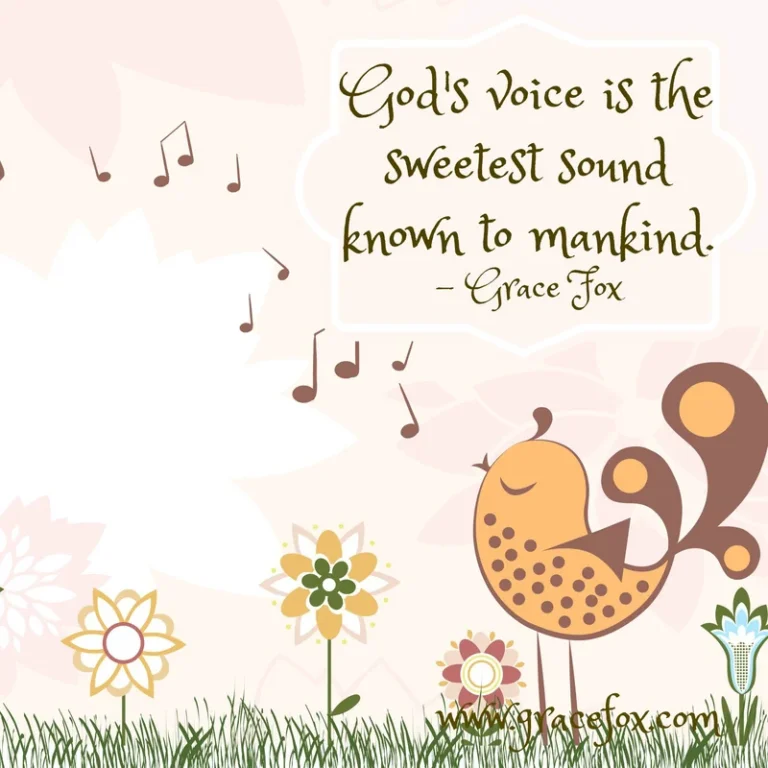 Hearing God’s Voice – Part 1 - Grace Fox