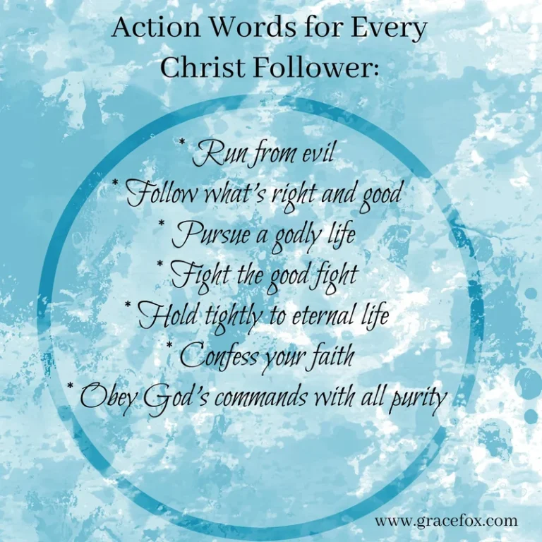 Action Words for Every Christian’s Vocabulary