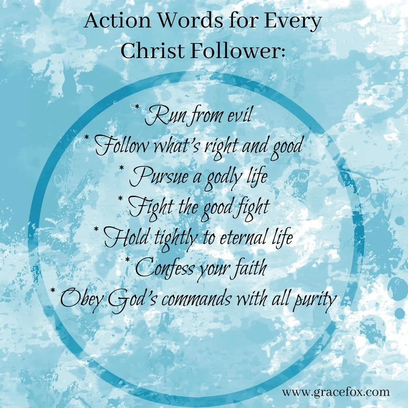 Action Words for Every Christian's Vocabulary - Grace Fox