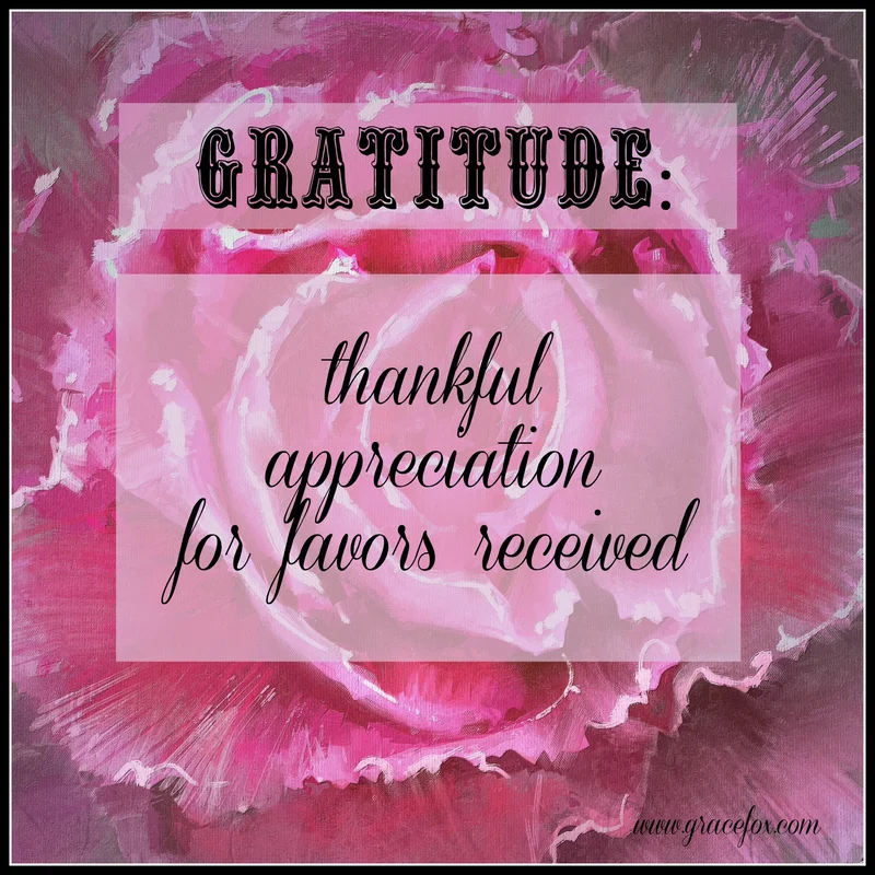 For What Are You Grateful Today? - Grace Fox
