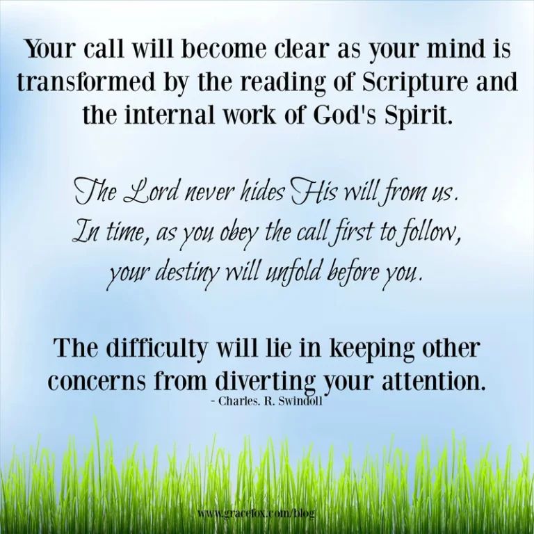 Knowing God's Will for Our Life - Grace Fox