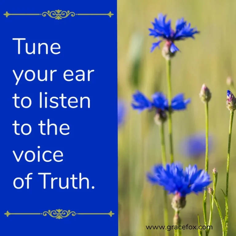 To What Voices Do You Listen? (Part 1) - Grace Fox