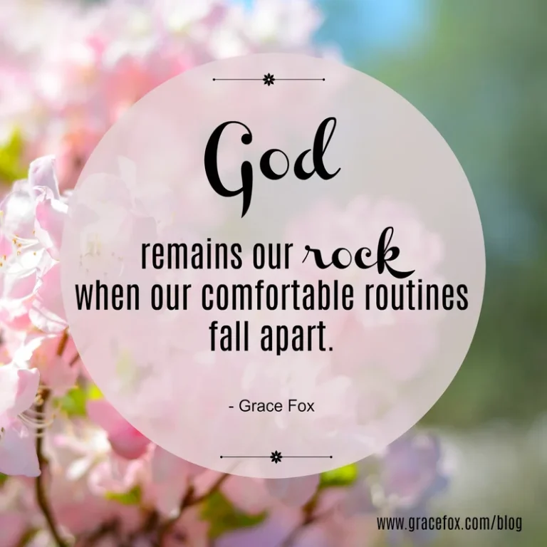 When Comfortable Routines Fall Apart - Grace Fox