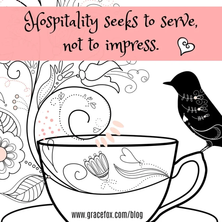 Loving People Through Hospitality - Grace Fox