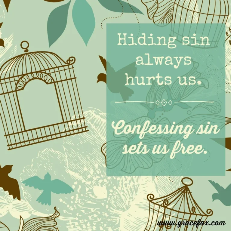 The Truth About Trying to Hide Sin - Grace Fox