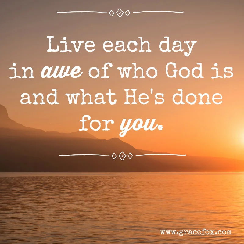 Recapturing the Wonder of God - Grace Fox