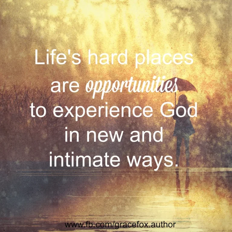 3 Truths About Life's Hard Places - Grace Fox