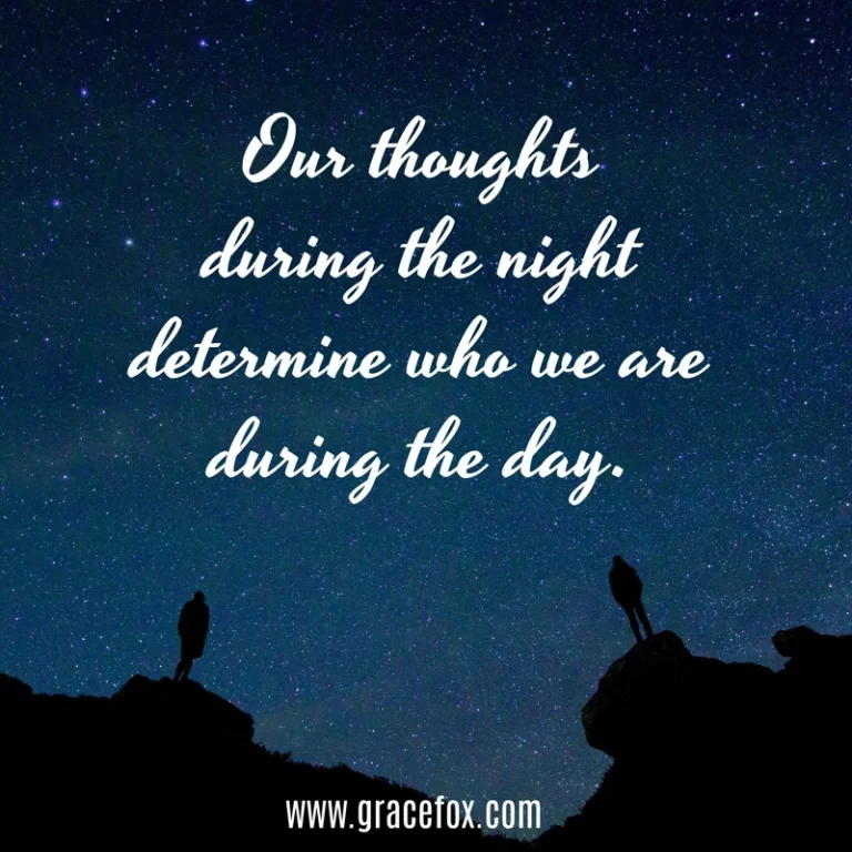 The Best Thoughts to Think at Night