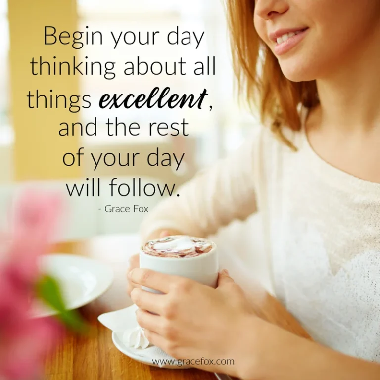 Why Our Morning Thoughts Matter - Grace Fox