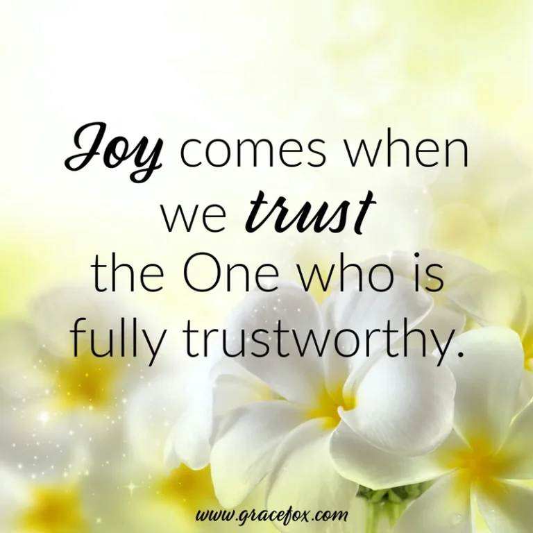 Experiencing Joy When Your Heart Aches - Grace Fox