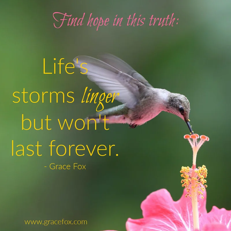 Life’s Storms Linger but Won’t Last Forever - Grace Fox