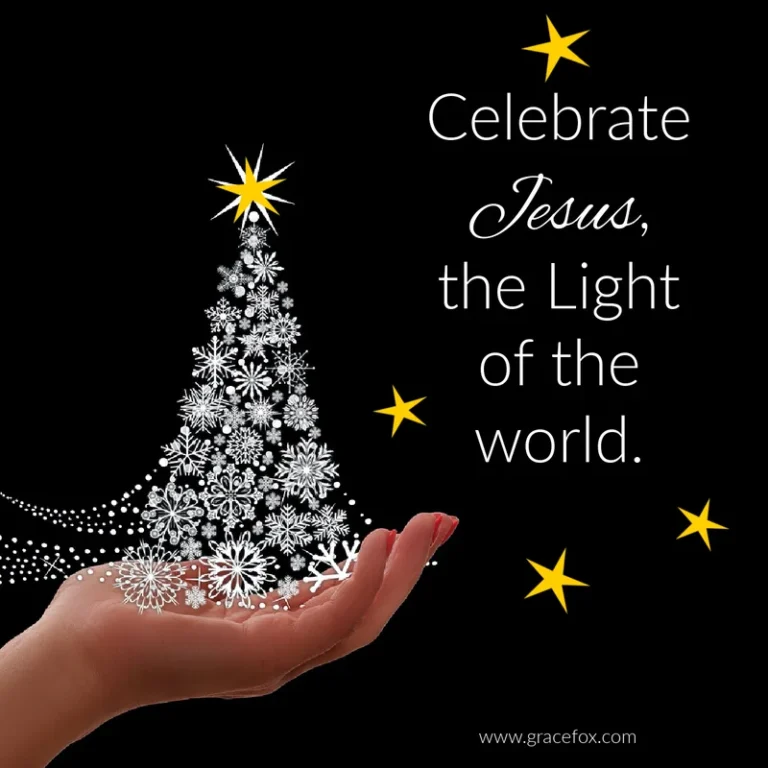 Celebrating the Light at Christmas - Grace Fox