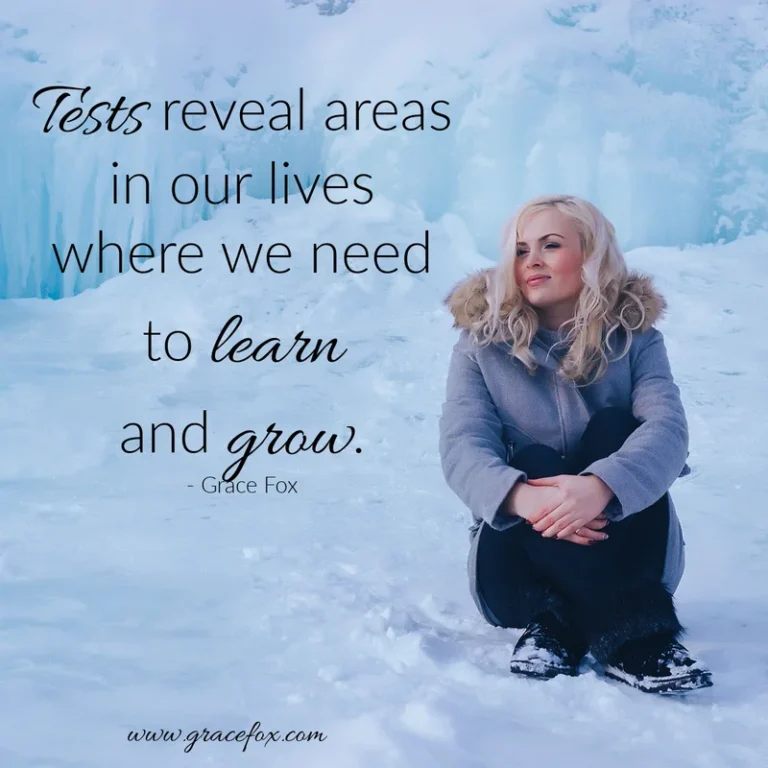 Encouraging Words for When You Face a Test - Grace Fox