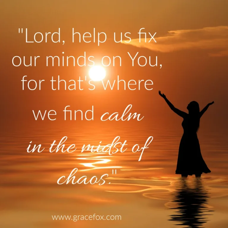 Finding Calm in the Midst of Chaos - Grace Fox