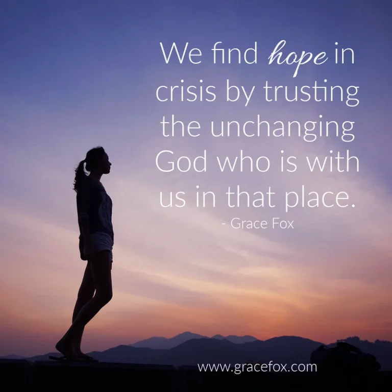 How to Find Hope in Crisis