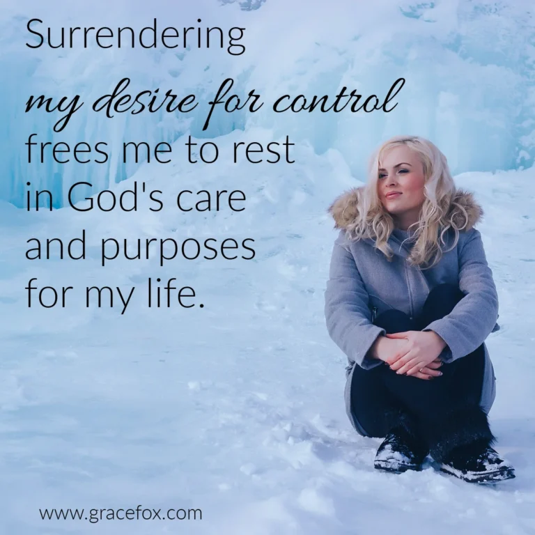 Giving Up Your Desire for Control - Grace Fox