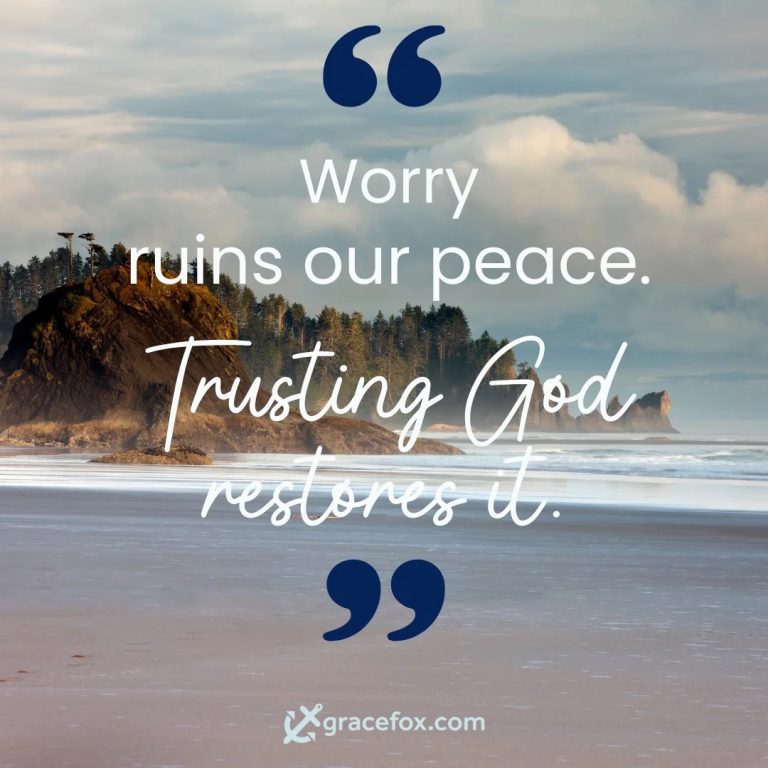 5 Great Reasons to Trust God Rather Than Worry