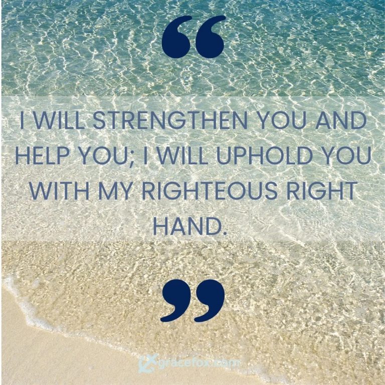 Fear not: God holds you in his hand