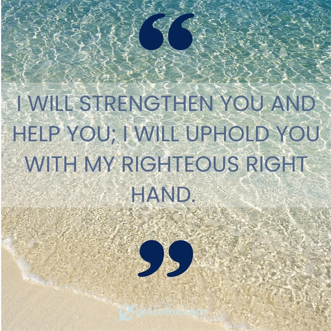 Fear not: God holds you in his hand