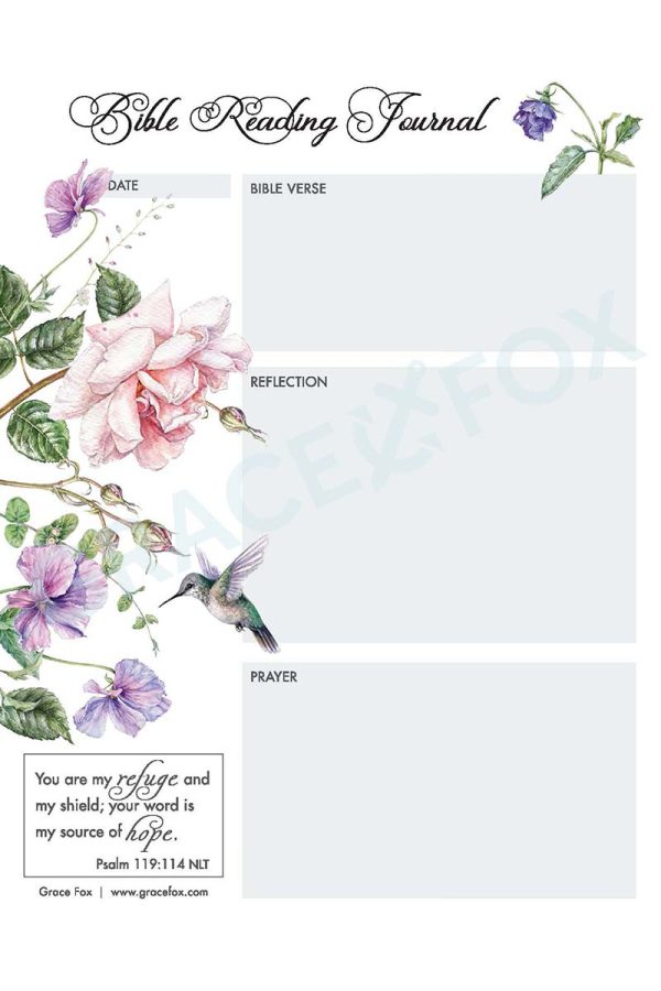 Bible Reading-Birds (Grace Fox Store) Grace Fox Printables: Bible Reading-Bird