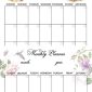 Grace Fox Printables: Monthly Planner